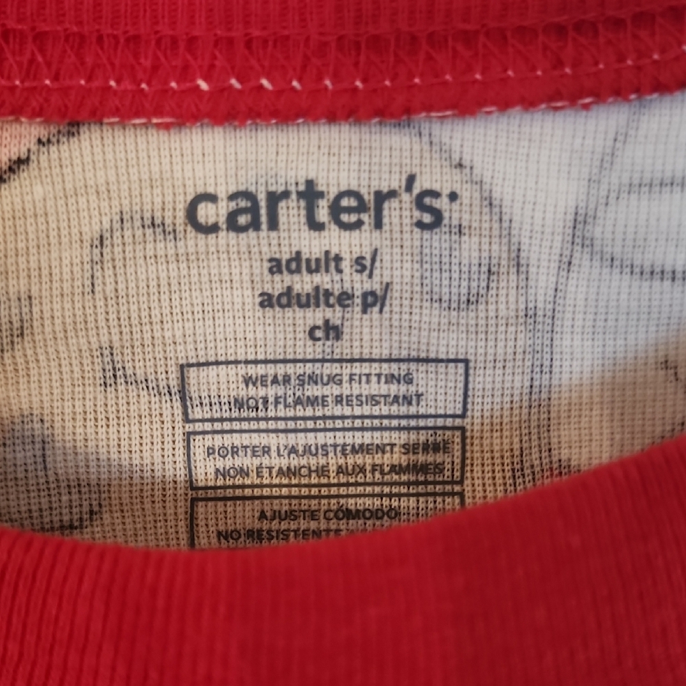 NWT Carters Christmas Pajamas with Santa Print - Picture 2 of 3